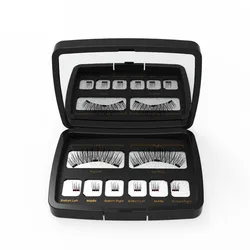 3D 3 Magnetic Eyelashes Natural Soft Reusable Easy To Wear Eyelash Extension Beauty Makeup Tool fake mink false eyelashes