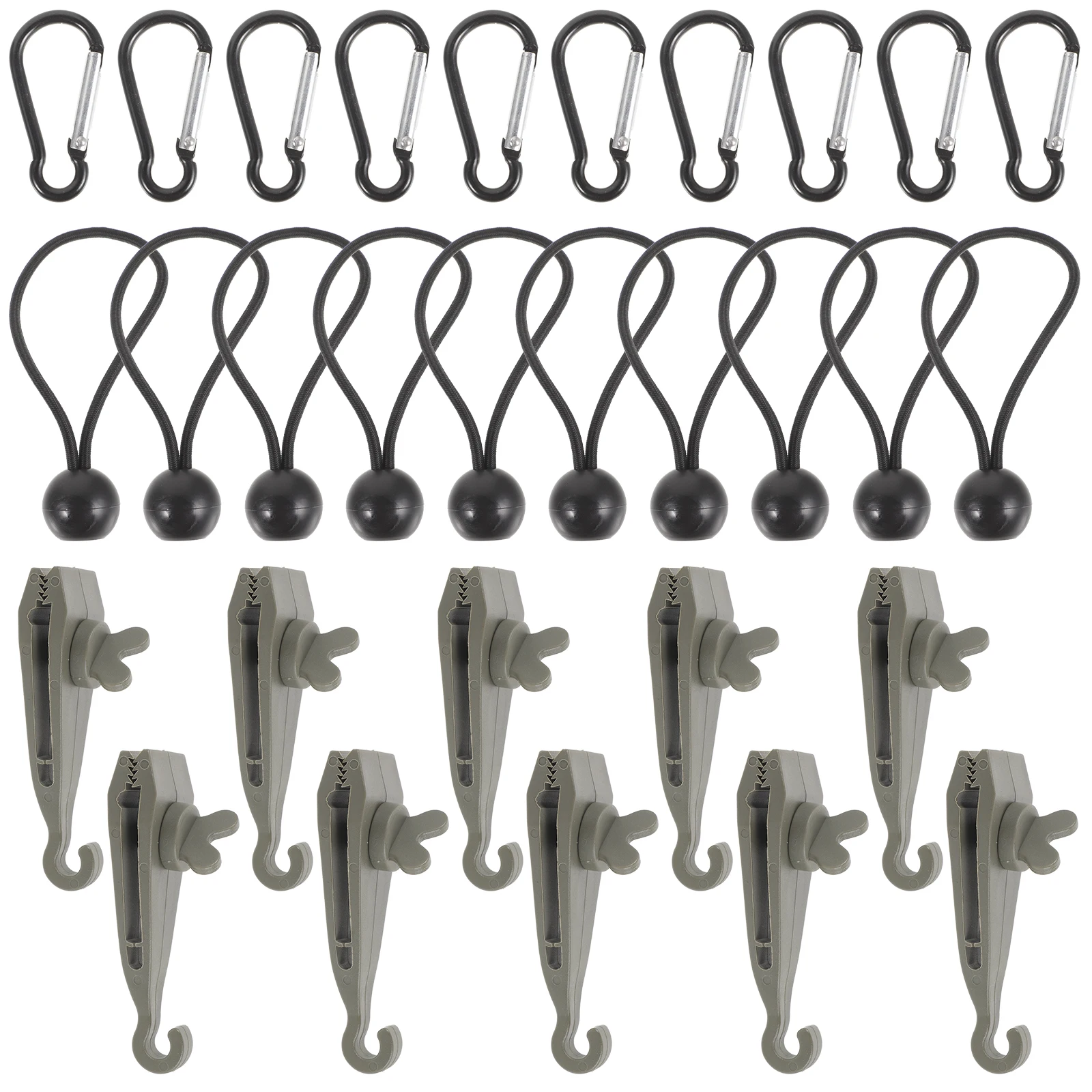 

Tent Clip Camping Accessories Heavy Duty Tarp Awning Clamp for Fasteners Windproof Clamps Clips Rope Buckle