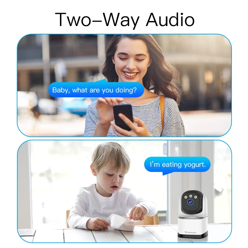 Vstarcam CS995Q-SP 4MP 1440P O-Kam APP كامل اللون اللاسلكية PTZ IP كاميرا بشكل قبة AI كشف الإنسان أمن الوطن شاشة CCTV