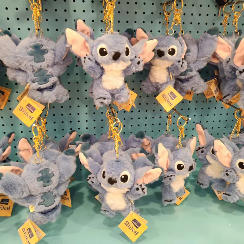 Porte-clés en peluche point mignon, figurine de film animé, marionnette à doigt, pendentif pour sac à dos, cadeau d'anniversaire pour enfants, en Stock, nouveau