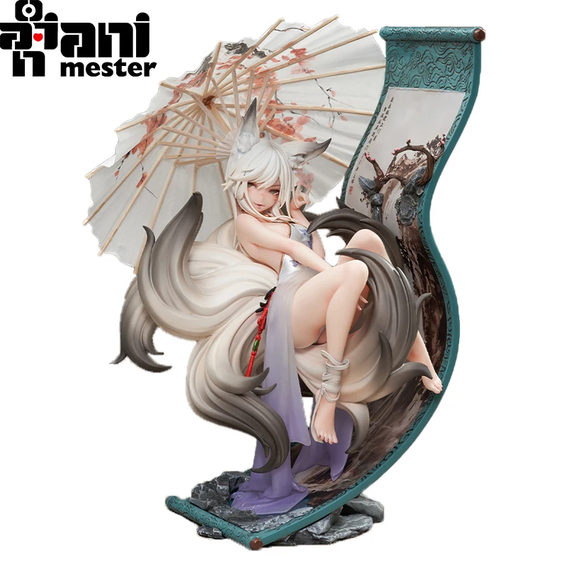 Figura de acción de Anime de Fox Mo Li, modelo coleccionable de PVC, estatuilla Original, regalos de Adorno