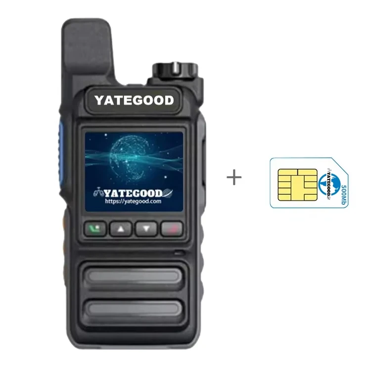 

5000km 4G LTE POC Walkie Talkie With High Call Quality Long Distance Walkie Talkie With Sim Card 100km GPS Radio YATEGOOD G8