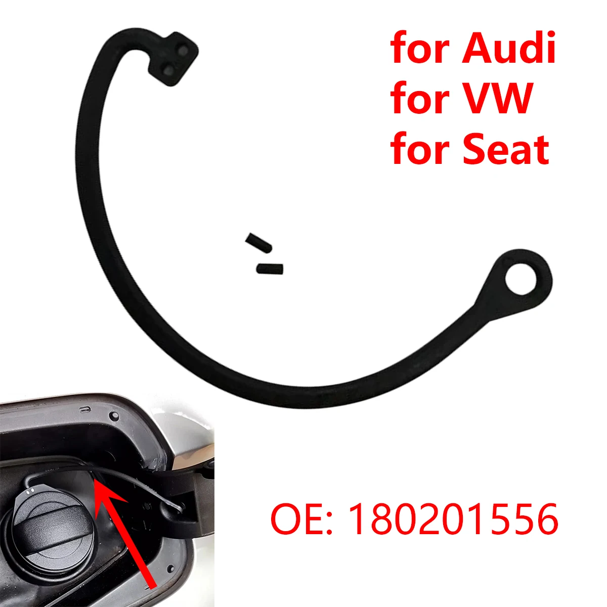 Fuel Tank Cover Oil Cap Line Rope 180201556 for VW for Audi A1 A3 A4 A5 A6 A7 A8 Q3 Q5 Q7 for Seat