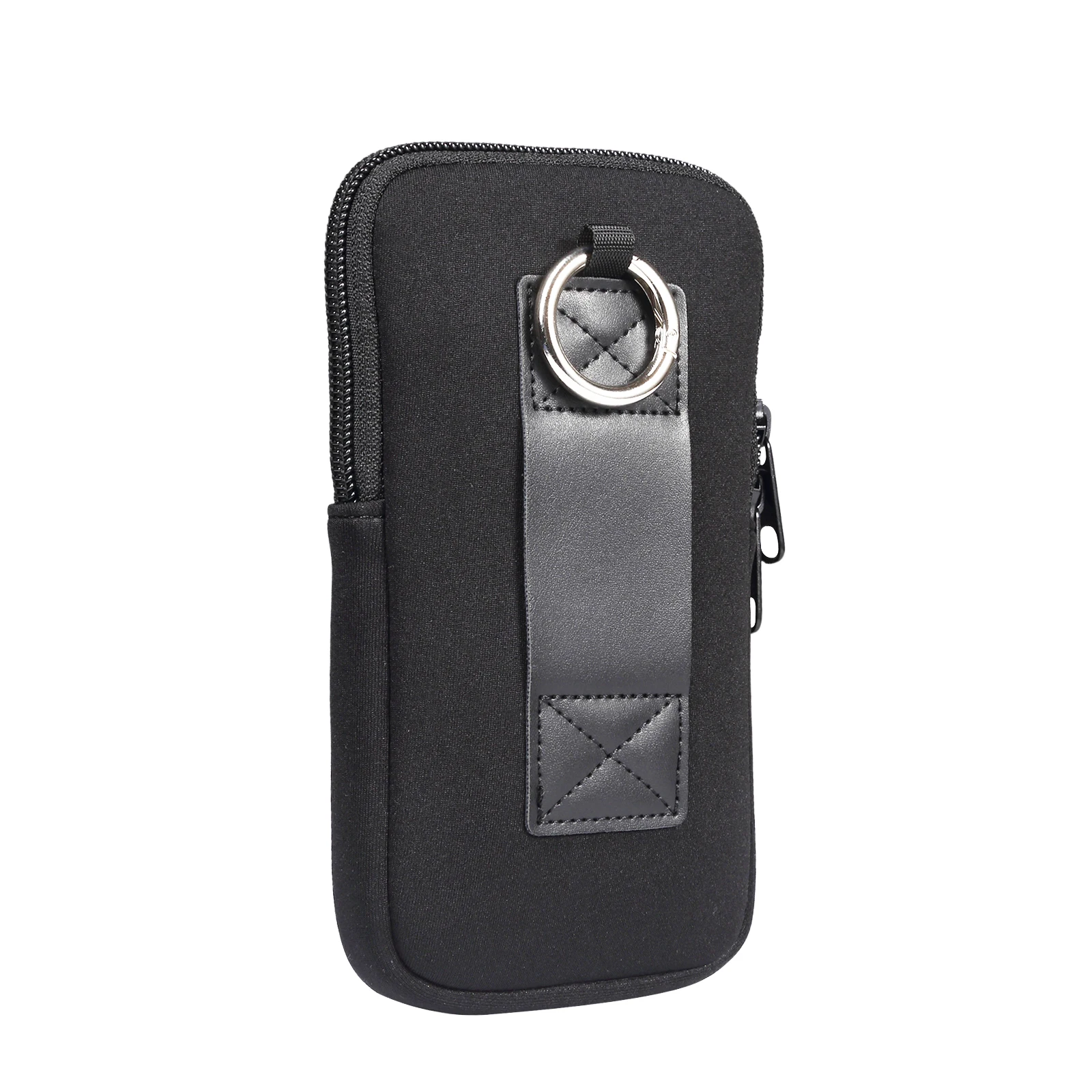 Universal Neoprene Belt Clip Phone Pouch For iPhone 16 15 14 13 12 11 Pro Max Shockproof Cover Bag image 2