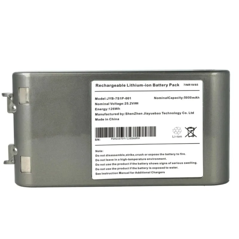 

Replacement Battery for Dreame 25.2V 5000mAh V12 V12pro V11 V11SE V10pro VVN5 VVN6 VVT1 VVA1 Wireless Vacuum Cleaner