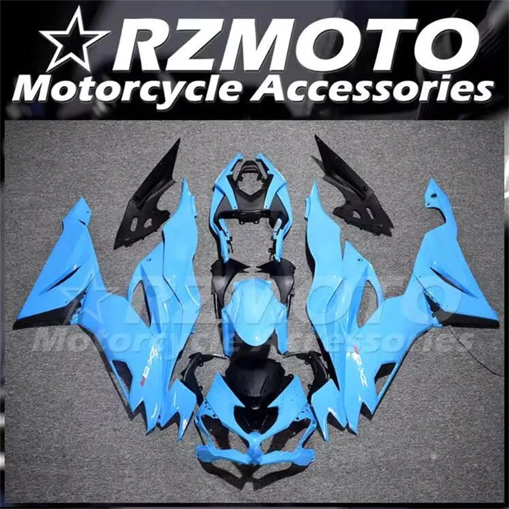 4Gifts New ABS Fairings Kit Fit For Kawasaki ZX-6R ZX6R 2019 2020 2021 2022 2023 636 19 20 21 22 23 Bodywork Set Custom Blue