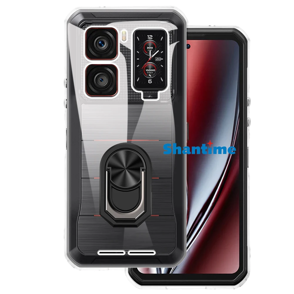 Luxury Shockproof Ring Holder For Oukitel WP300 5G Case Soft Silicone TPU Protective Holder Cover
