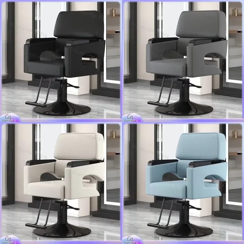 

Professional 360 Degree Rotating Hair Salon Chair with Hydraulic Lift Adjustable Height Barber Chair for Beauty Salon