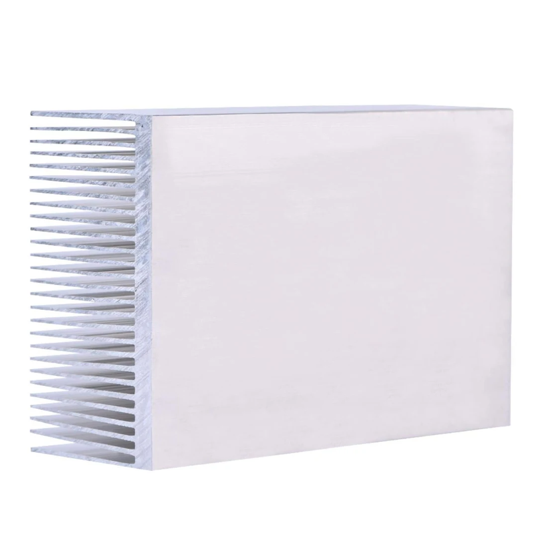 مبادل حراري من الألومنيوم طول 100 مللي متر لمصباح ليد عالي الطاقة Ic رقاقة برودة شبكة المبرد على شكل بالوعة الحرارة #4