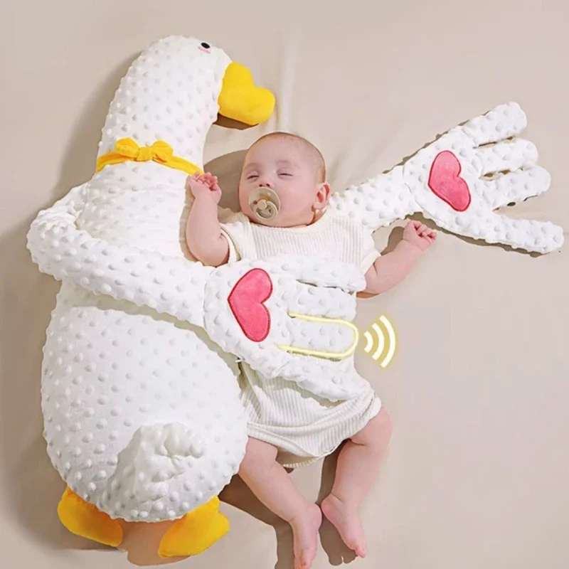 

Automatic Big White Goose Baby Exhaust Pillow Soothes Beats Soothes Her Palm Baby Sleeps On Her Own