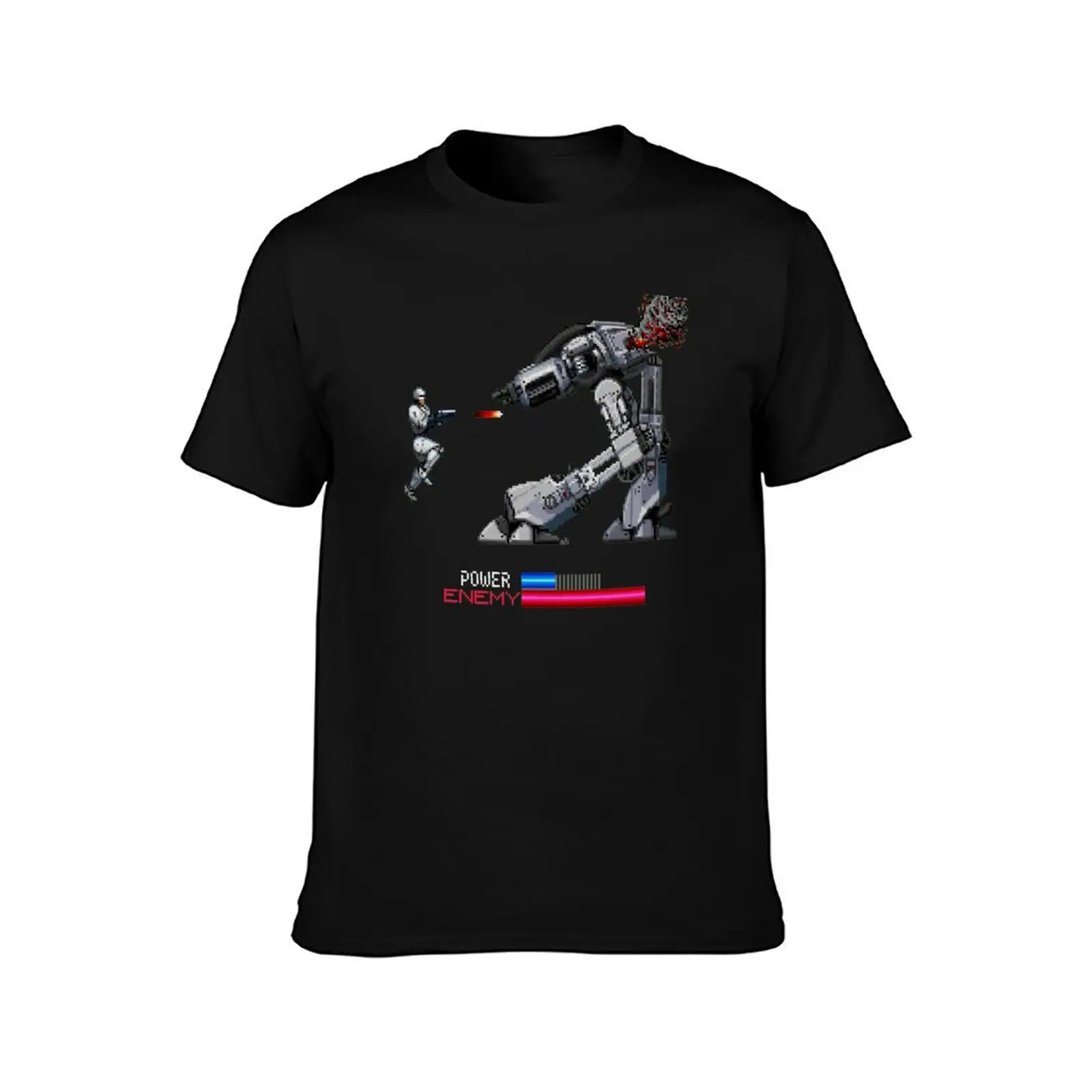 ROBOCOP vs ED209 pixelart arcade retro 80s videogame eighties classic Murphy T-Shirt