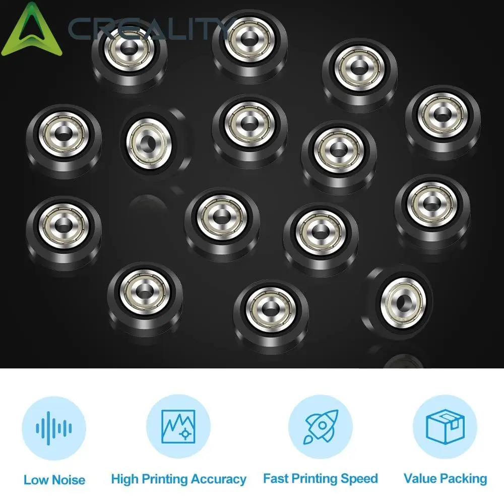 Creality Ender 3 Wheel 3D Printer POM Wheel Plastic Pulley 625zz Linear Bearing for Ender 3 series/Ender 5 Series/CR 10 Series