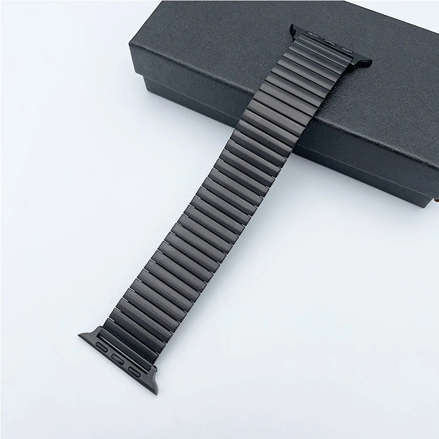 Elastic Watchband for Iwatch Ultra 49mm 40mm 44mm 42mm 45mm Stainless Steel Band for Apple Watch Series 8 7 6 5 4 3 Se Expansion