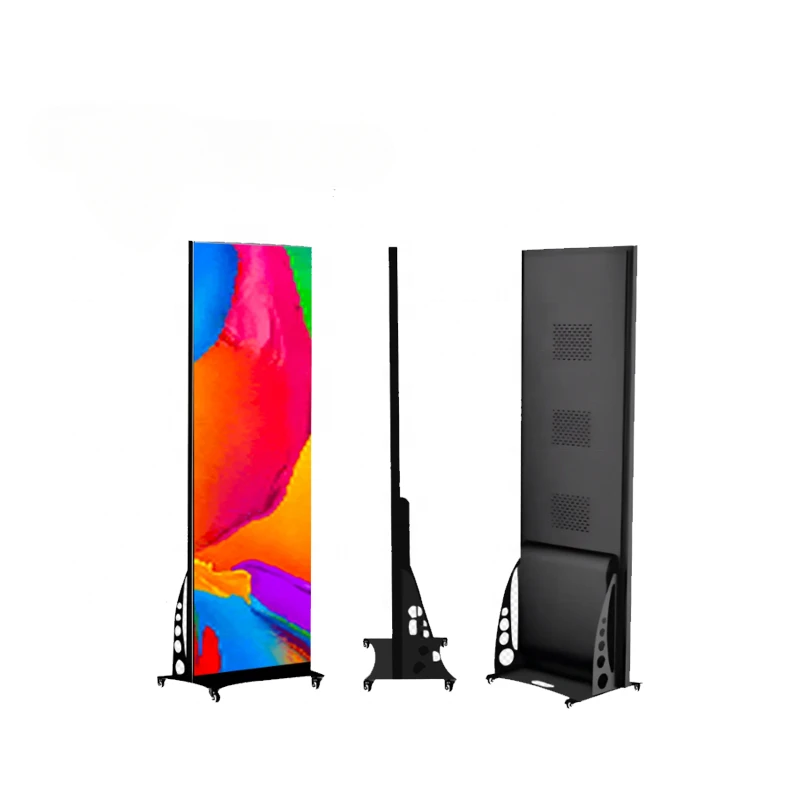 P2.5 640x1920mm Portable Poster Advertising electronic Stand LED screen mirror LED display