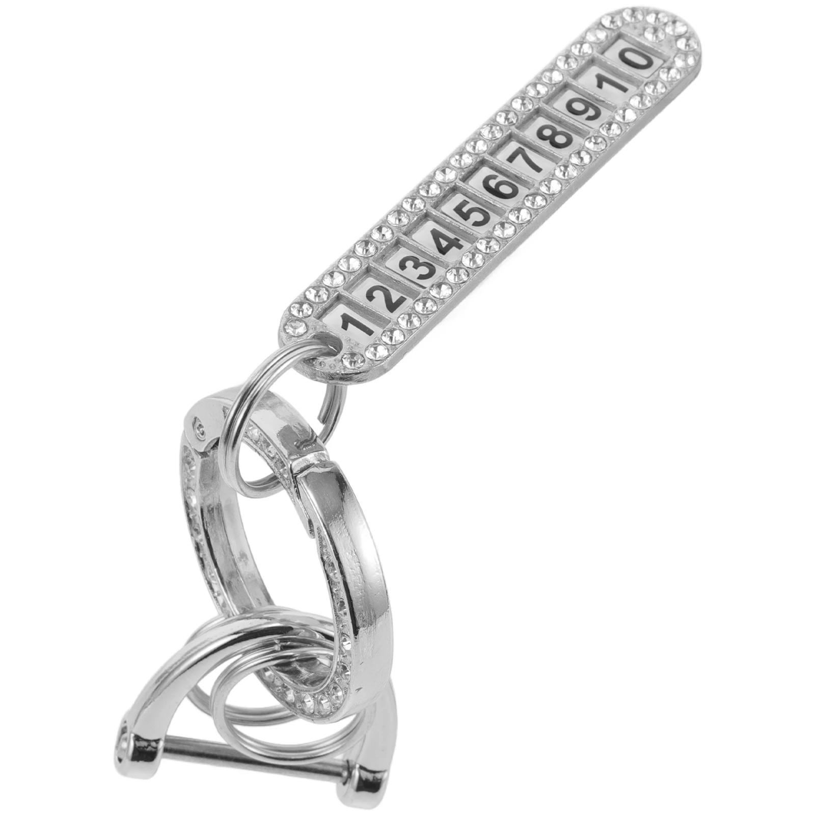 

Bling Keychains Car Chain Rhinestone Parking Phone Key Rings for Keys Cute Key Chain Unisex Sturdy Material