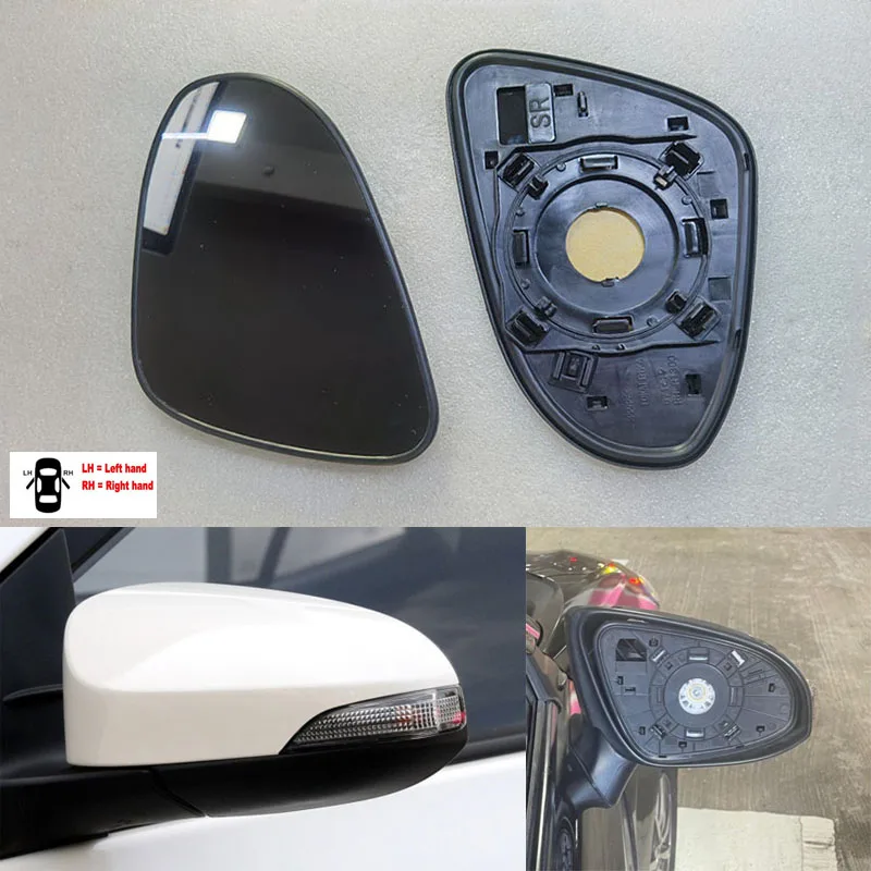 Invertendo Reflexivo Retrovisor Lente, Acessórios Do Carro para Toyota Corolla Aqua Prius C Axio, Premium 2012 ~ 2019