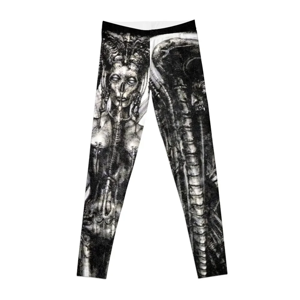 

HR Giger Lilith Steampunk Leggings gym wear sports for push up Leginsy push up Womens Leggings