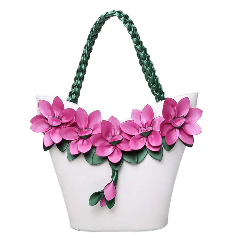 

Women's Evening Clutches Handbags Formal Party flower woven Shoulder bag Wedding Purses Wristlets Ethnic Satchel chain bags