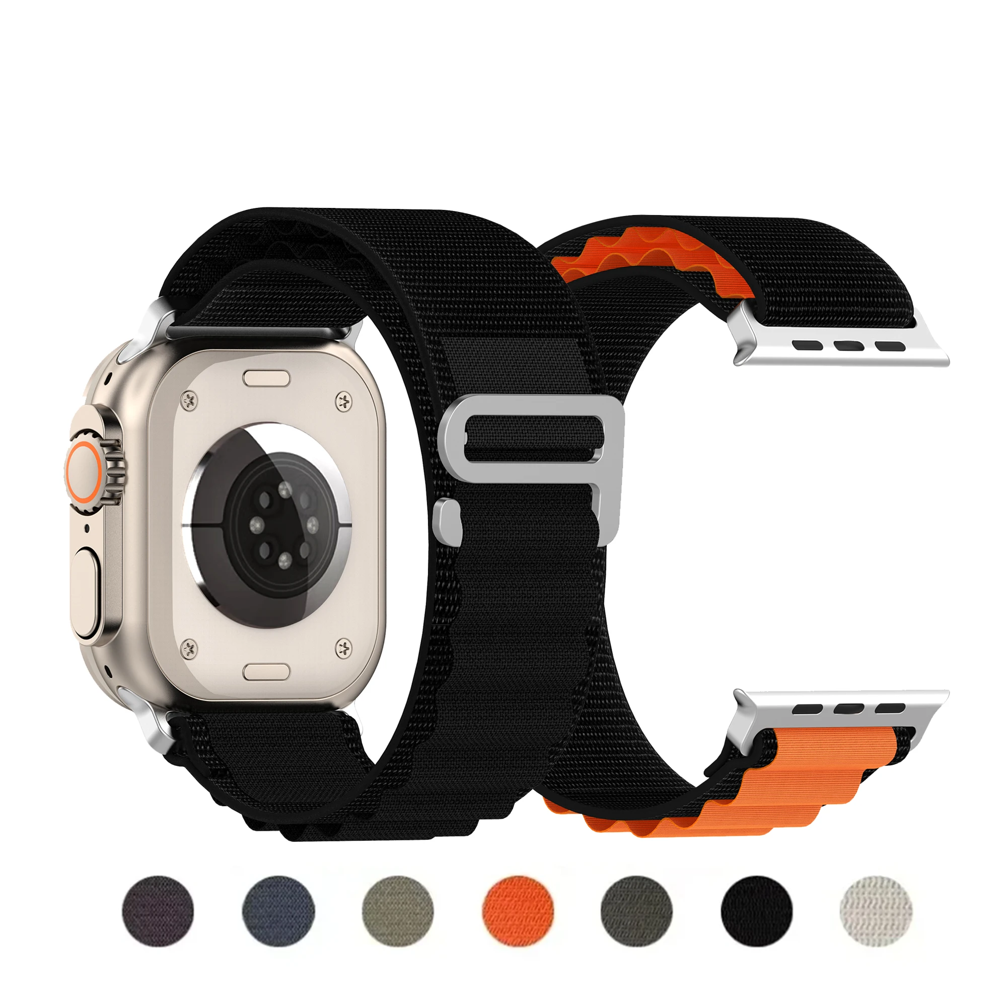 Alpine Loop Band for Apple Watch S12 11 10 9 8 7 46mm 42mm 45mm 41mm 38mm Nylon Wristband Bracelet Series 6 5 4 SE 44 40mm Strap