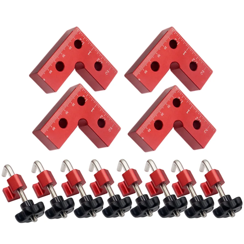 Aluminium Alloy Positioning Squares Right Angle Clip L-Shaped Auxiliary Fixture Splicing Board Positioning Panel Fixed Clip