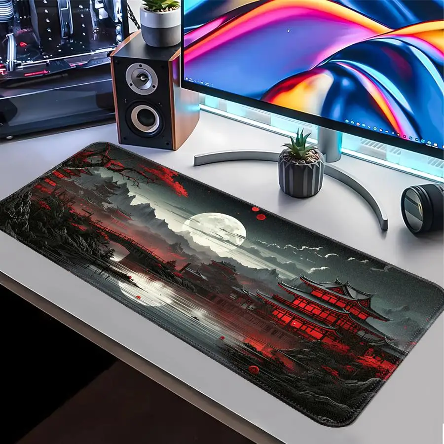 Mouse Pad Keyboard Mouse Pad office Pad Game Console Pad Computer Laptop Pad Desk accessories Anti slip Night Moonlight Large