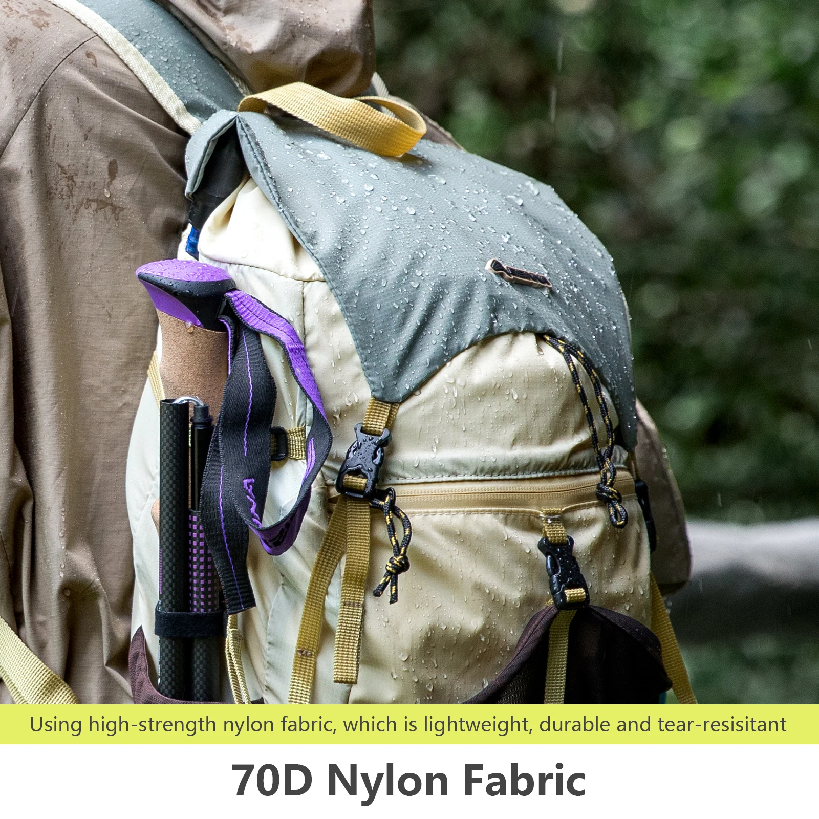 22L Ultralight Nylon Hiking Backpack Portable Waterproof Folding Sports Bag for Men And Women Adult Camping Travel Pack