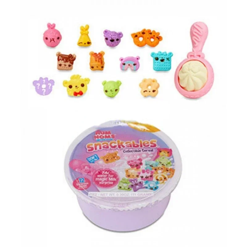 

Num Noms Smell So Delicious Snackables Cereal with Scented “Milk” Spoon Series Collectible Cereal Kawaii Surprise Toys for Girls