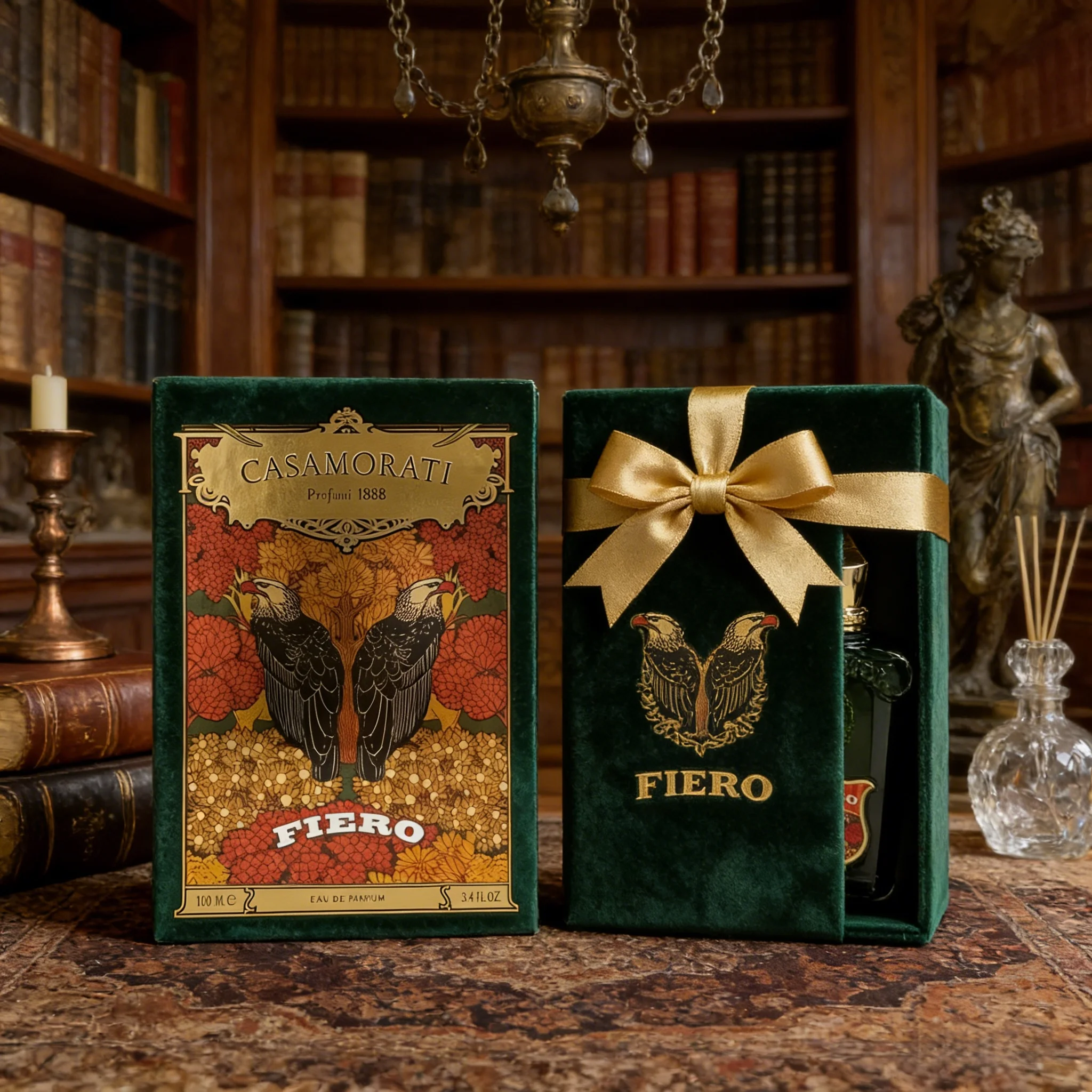 

Casamorati Fiero Eau de Parfum 100ml, Bold Citrus Woody Unisex Perfume, Long Lasting Luxurious Fragrance, Perfect Holiday Gift