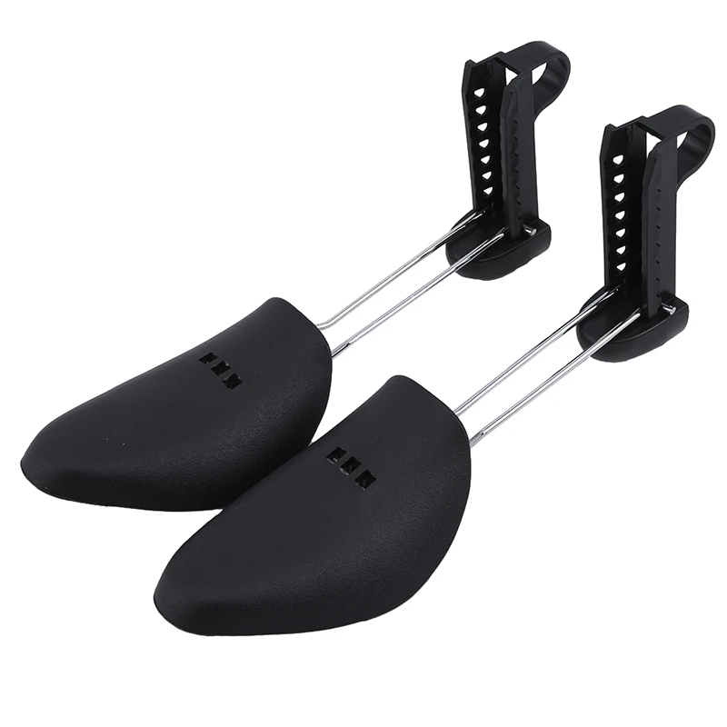 Ensanchador de zapatos de plástico para hombres y mujeres, estante moldeador de árboles, longitud ajustable, soporte para botas, organizadores, 1 par