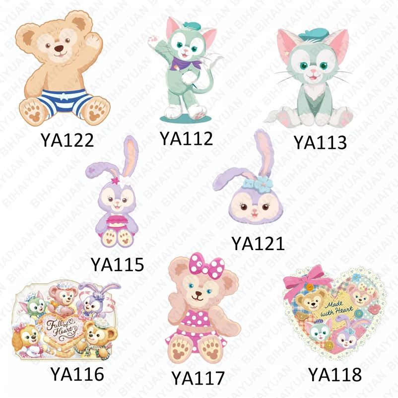 25pcs/lot meduim size cartoon character Duffy planar resin flat back cabochon DIY material YA112