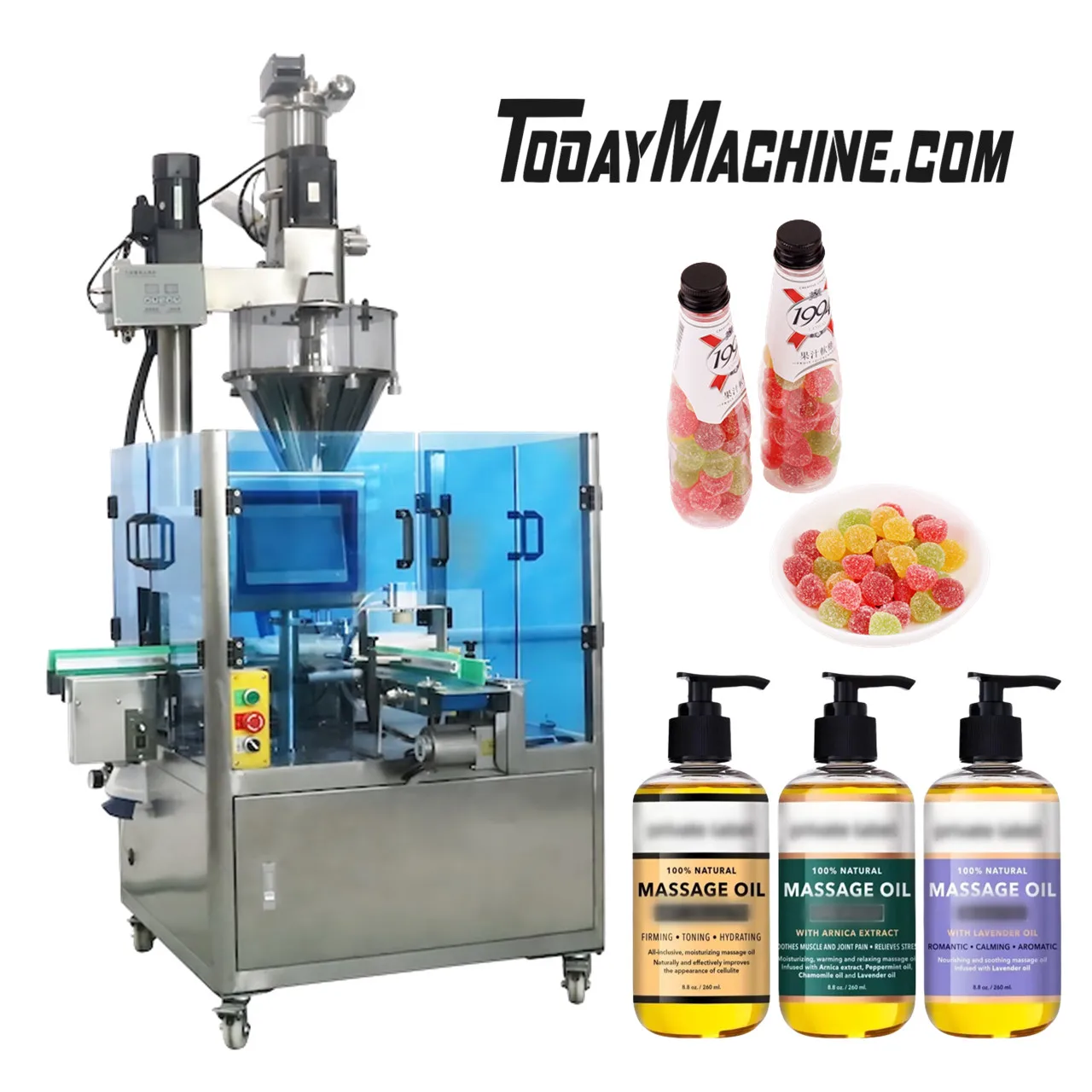 Automatic Rotary Glass Bottle Carbonated Drink Filling Machine