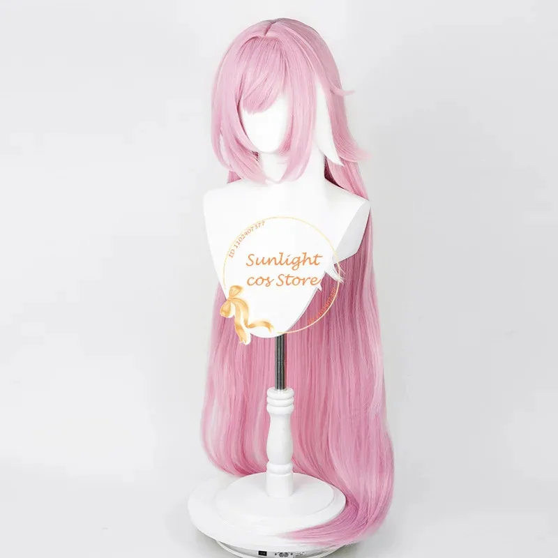 3 أنماط الجلد تأثيري طويل الوردي مع الانفجارات مقاومة للحرارة الشعر الاصطناعية هالوين إليسيا أنيمي كوس الباروكات + غطاء شعر مستعار