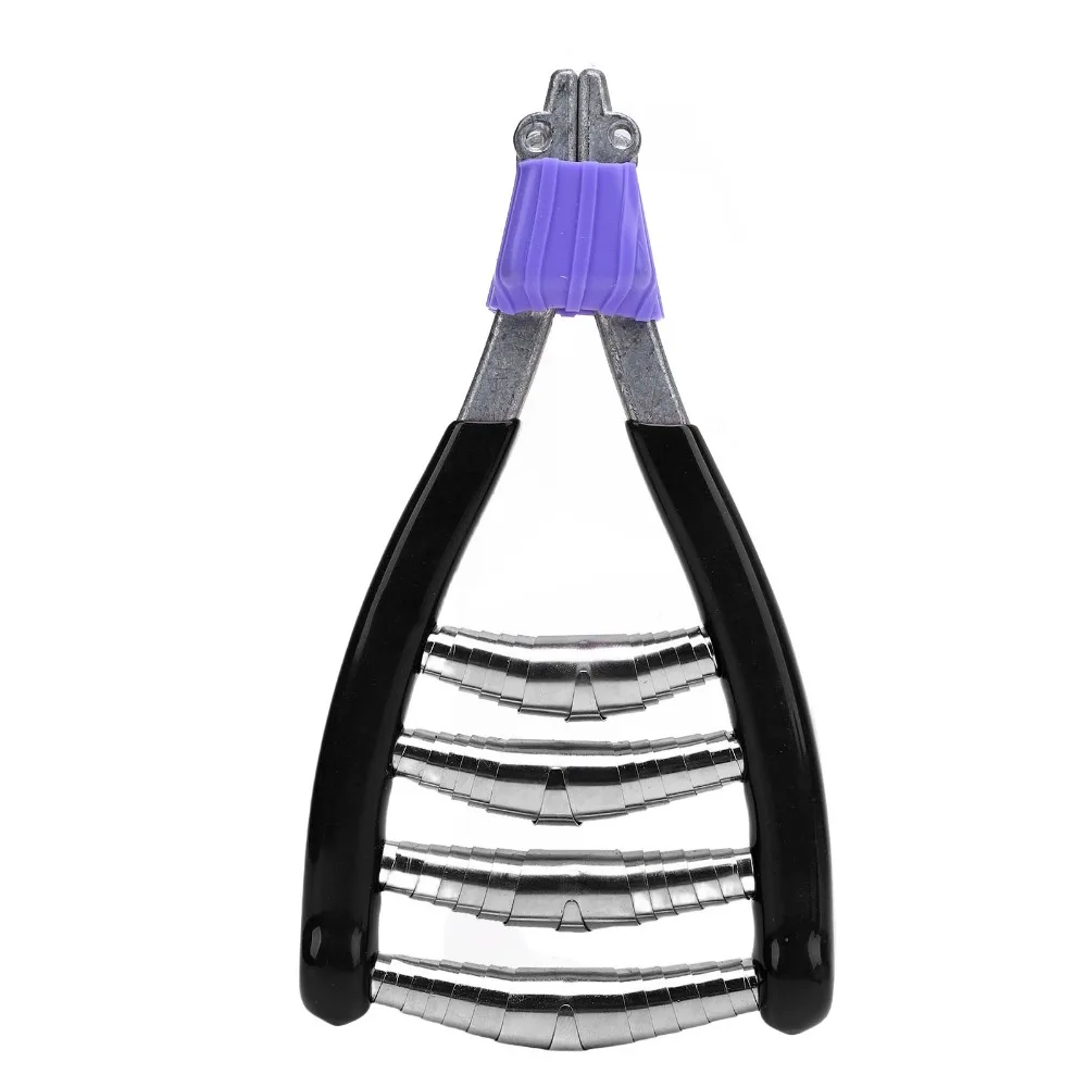 Zinc Alloy Steel Starting Clamp 4 Spring Black Finish Stringing Starting Clamp Fixed Jaw Design Pressure-Reducing Pads