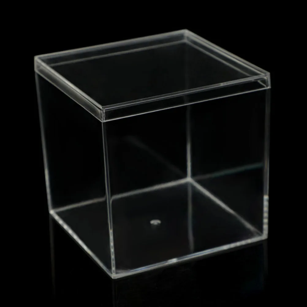 

8Pcs Clear Candy Boxes Acrylic Durable Organizer for Gifts Jewelry Crafts Small Transparent Storage Container Acrylic Candy Box