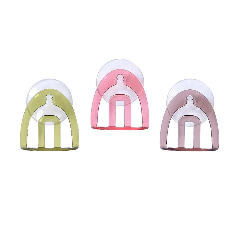 

3Pcs Sponge Rack Kitchen Sink Storage Organizer Suction Cup Holder Plastic Sink Storage Rack Modern Bathroom Accessories
