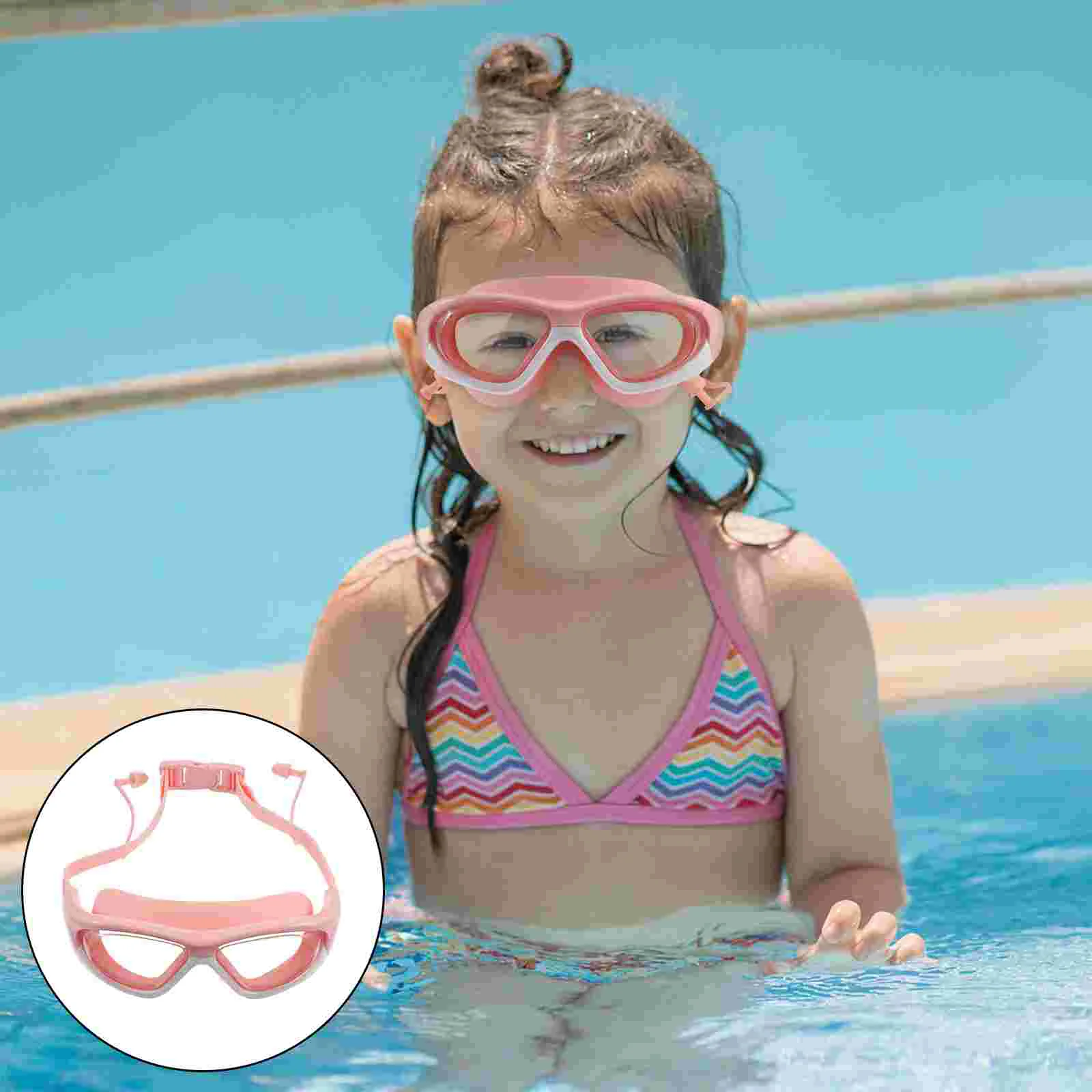 

Children's Swimming Goggles Equipment Kids Water Proof Glasses Plastic Anti-fog Waterproof Eyewear Toddler