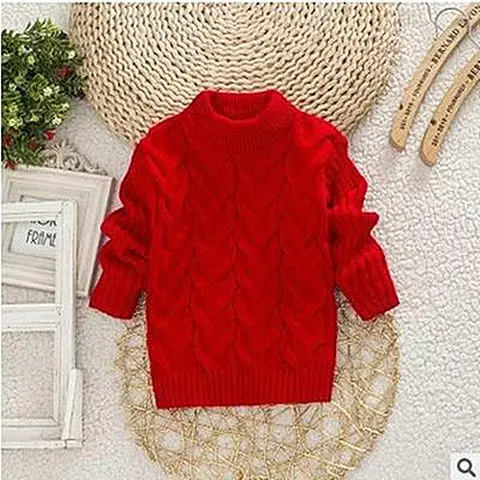 2023 Autumn Spring Baby Boys Girls Turtleneck Sweaters Sweater Kids Sweaters Knitted Bottoming Boys Sweaters Knitted Sweater