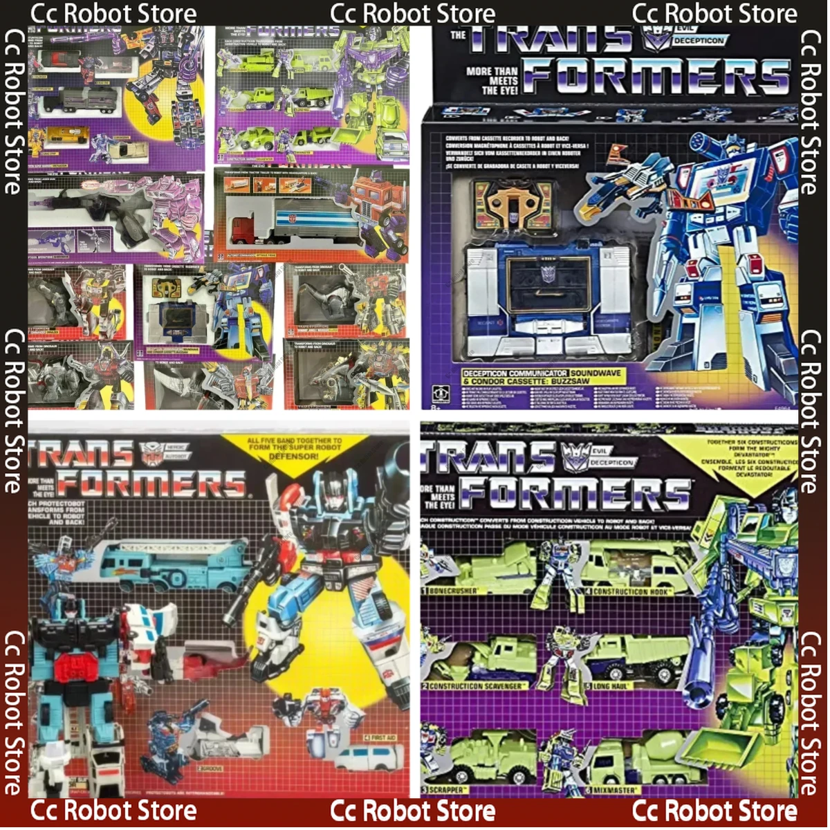 

[In Stock] KO G1 Remastered KO OP Optimus Prime Menasor Wheeljack Grimlock Shockwave Insecticons KO Action Figure Toy Collection