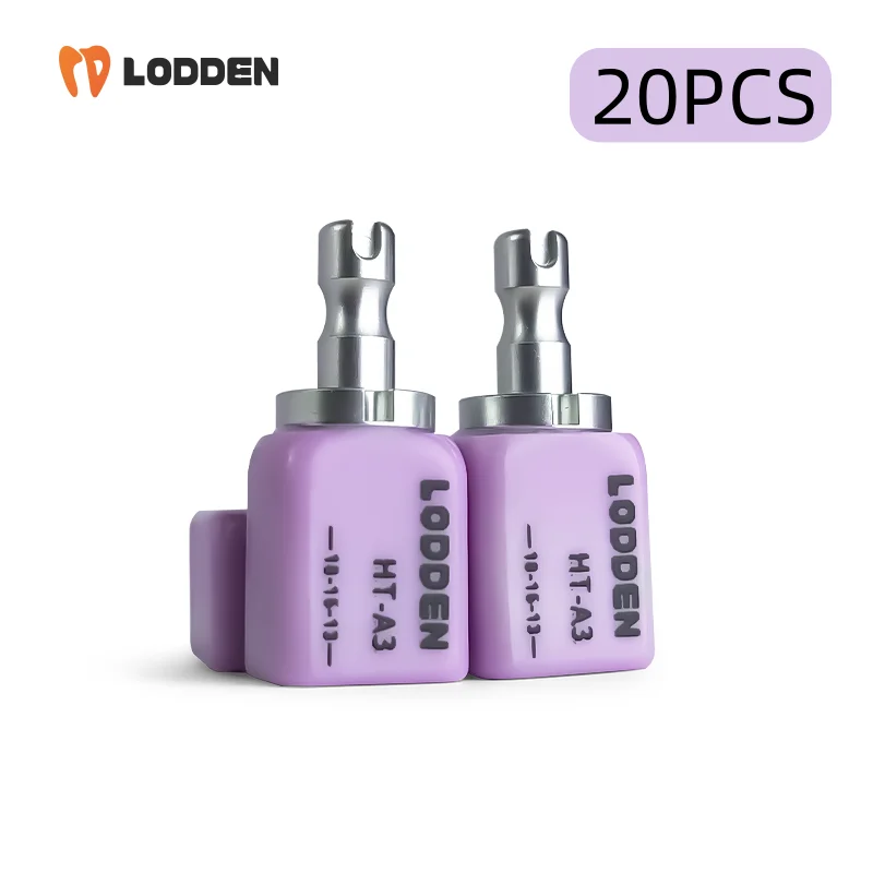 20PCS Lodden Dental Lithium Disilicate C14 Sirona Glass Ceramics Block Chairside Restoration Aesthetics Dental Lab Materials