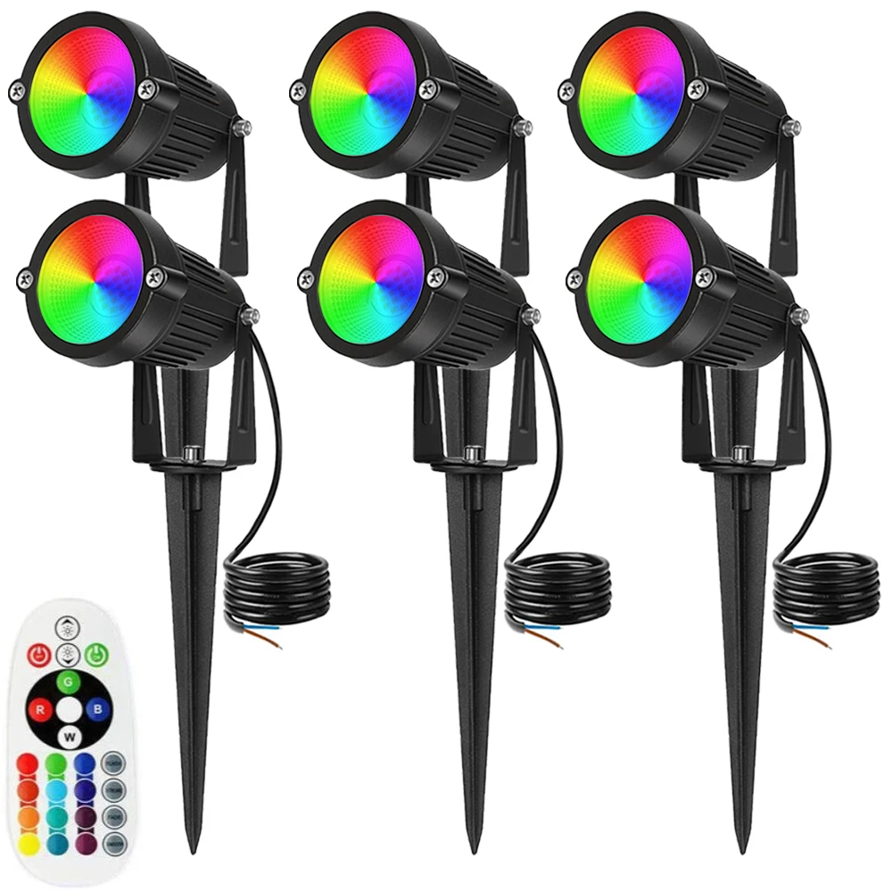 6pcs RGBW