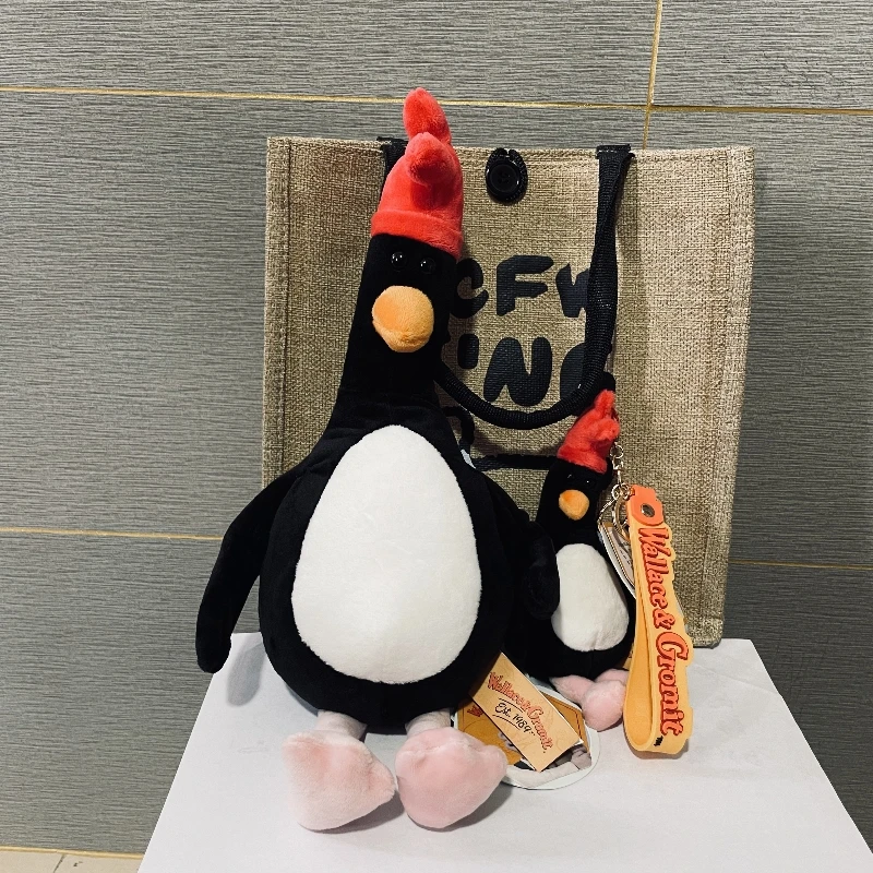 Wallace y Gromit Plushies colgante de felpa Anime lindo pingüino muñecos de peluche película periféricos llavero bolsa colgantes chico regalo de Navidad