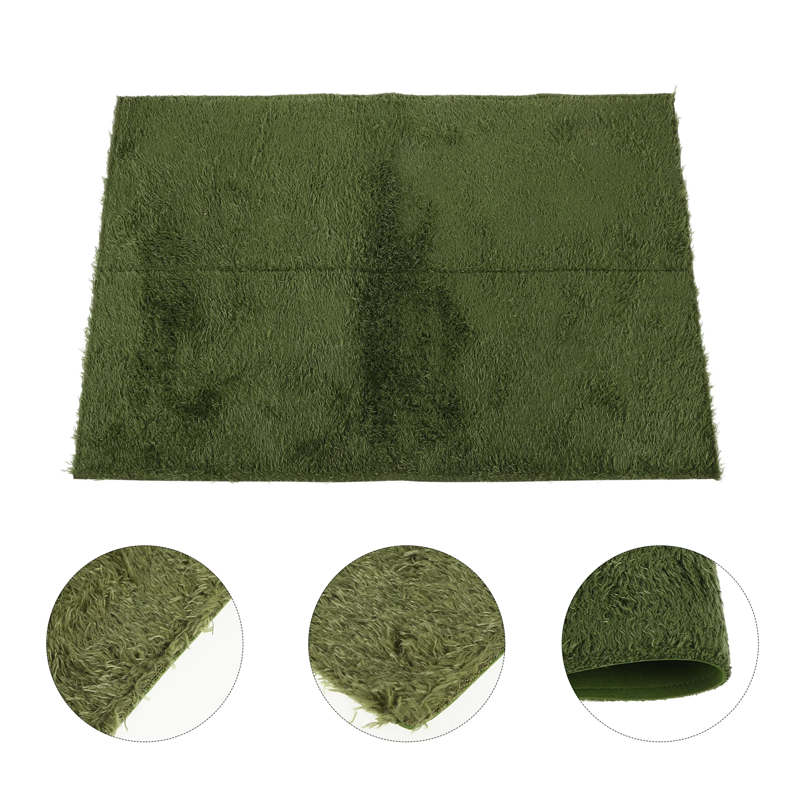 

Fake Lawn Lizard Seaweed Mat Reptile Tank Flooring Substrate Liner Fiber Carpets