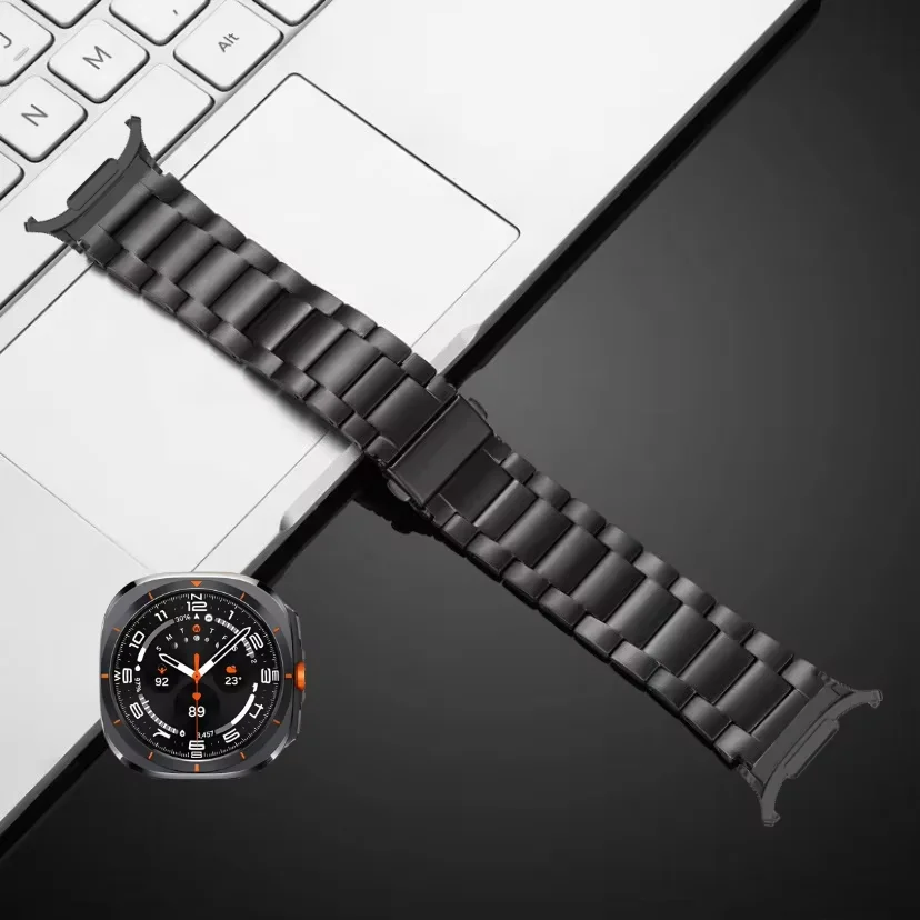Titanium Alloy Watch Strap for Samsung Galaxy Watch Ultra 47mm High End Replacement Wristband for Galaxy Watch Ultra Accessories