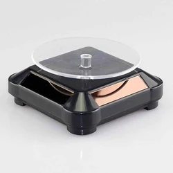 2022 New 360 Degree Rotating Turntable Jewelry Display Stand with Solar Cell