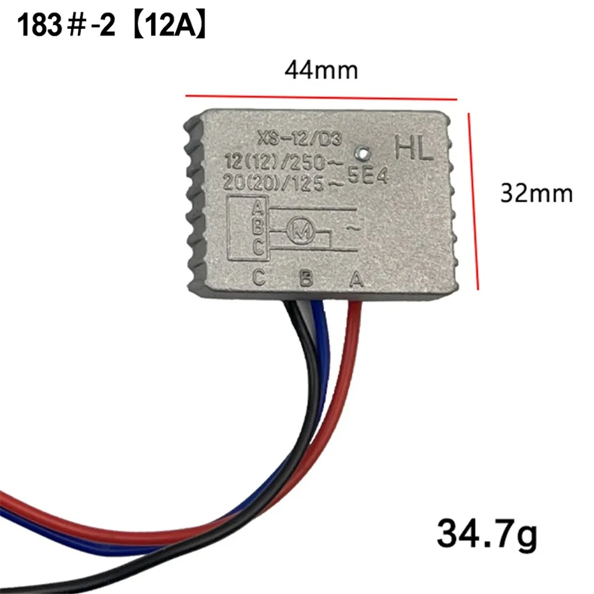 230V to 12A Switch Retrofit Module Soft Startup Current Limiter Power Tools AC Power 12A Soft Start Current,183 -2[12A]