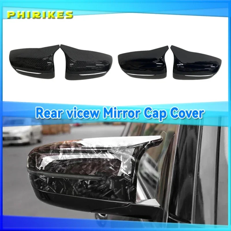 Carbon Fiber Exterior Side Rearview Mirror Cover Trim For BMW 3 4 5 7 8-Series G20 G21 G28 G11 G12 G14 G15 G16 G30 G31 G38 G22