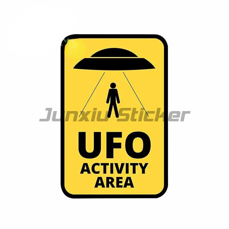 Federal UFO Investigator Sticker Decal UFO Area 51 Space Laptop Funny Car Stickers Vinyl Graphics Car Accessories