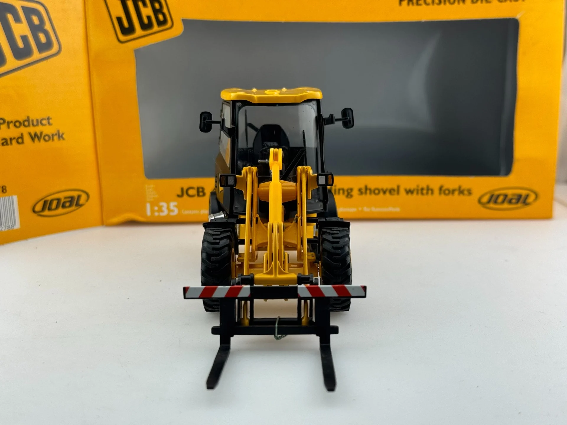 دييكاست JOAL 1/35 مقياس JCB 406 متشعب عجلة نقل مجرفة سبيكة سيارة نموذج تحصيل لعبة هدية تذكارية عرض حلية
