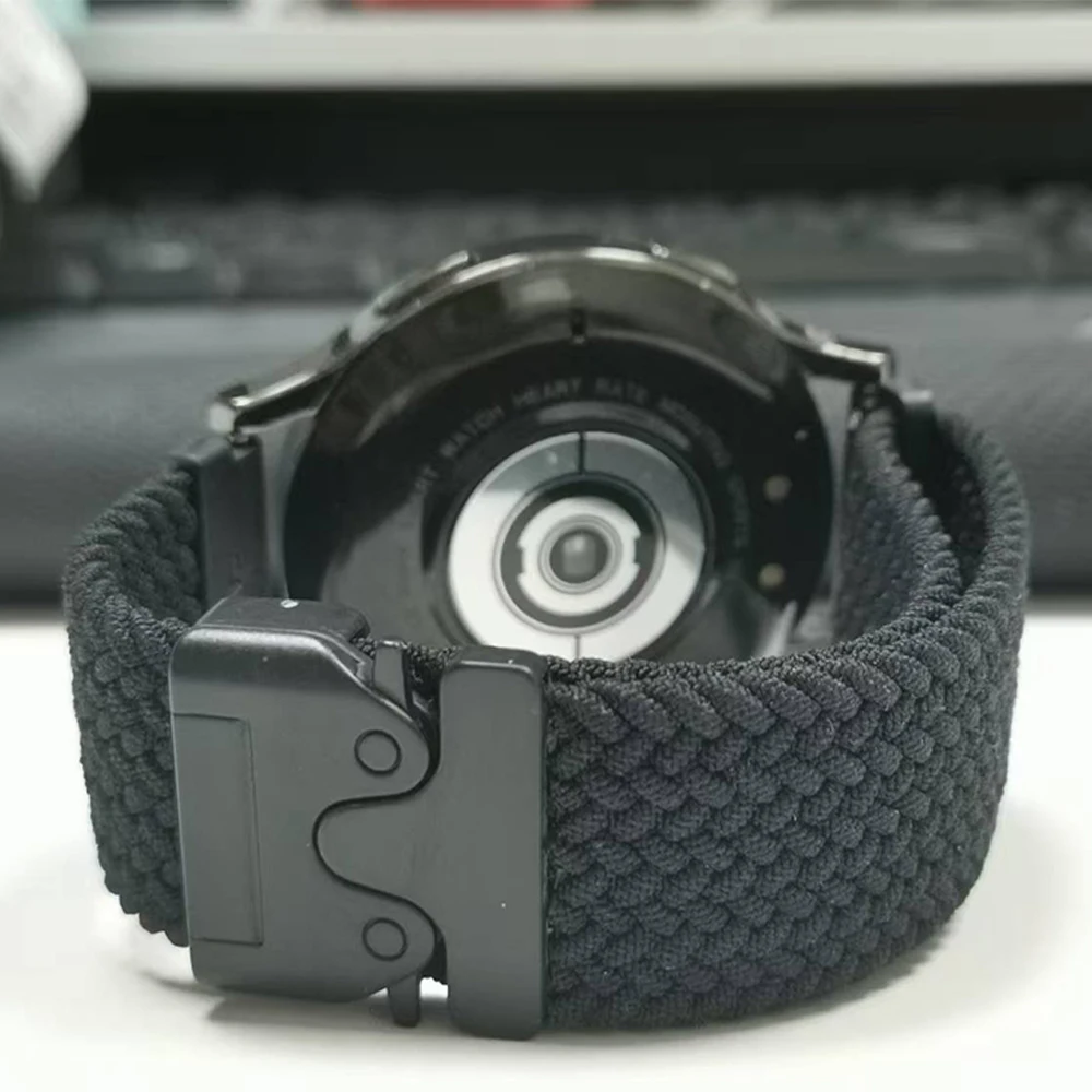 Für Garmin Venu 3 Nylonband Forerunner 265 255 165 Musik Vivoactive 5 4 Fallschirmarmband Huawei Watch GT 5 4 3 geflochtenes Armband