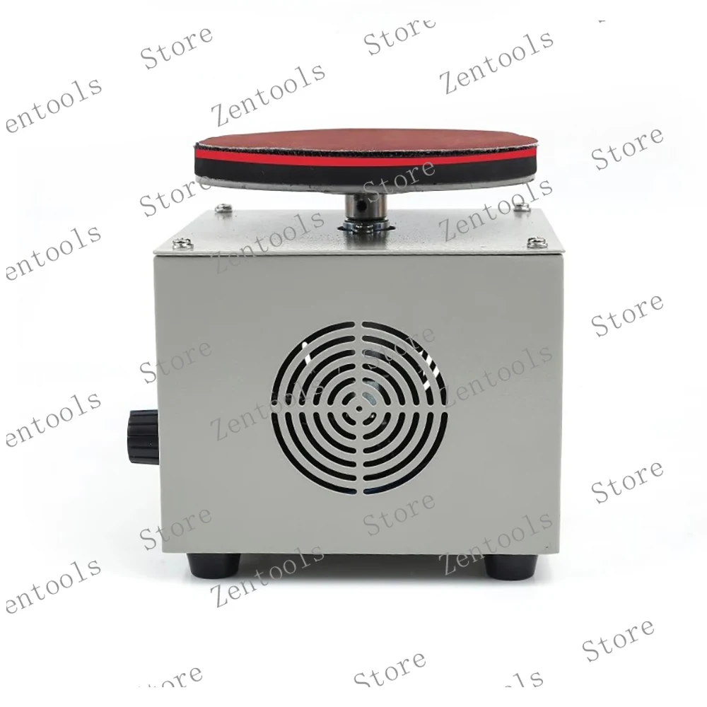 Electric Disc Sander 125mm 150W Polishing Grinding Machine Variable Speed 0-6000 RPM with 10 Sanding Discs